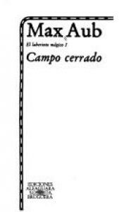 book cover of Campo Cerrado by Max Aub