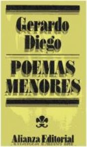 book cover of Poemas menores by Gerardo Diego