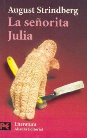 book cover of La señorita Julia by August Strindberg