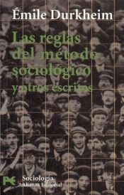 book cover of Las reglas del método sociológico by Emile Durkheim