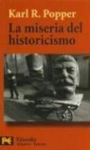 book cover of La miseria del historicismo by Karl Popper