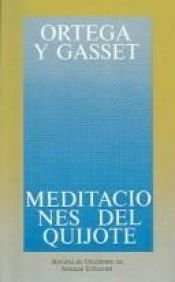 book cover of Meditaciones del Quijote by José Ortega y Gasset