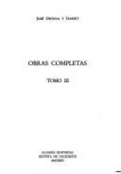 book cover of Obras Completas by Хосе Ортега и Гасет