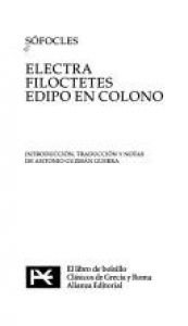 book cover of Electra: Filoctetes. Edipo En Colono (El Libro De Bolsillo) by Sófocles