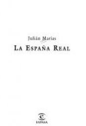 book cover of La España real by Julián Marías