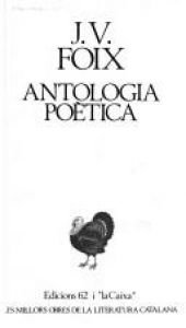 book cover of Antologia poètica by J. V. Foix