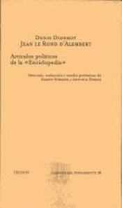 book cover of La enciclopedia : (selección de artículos políticos) by 德尼·狄德羅