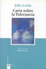 book cover of Carta sobre la tolerancia by John Locke