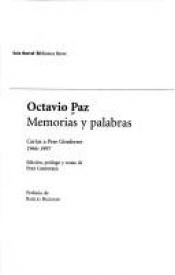 book cover of Memorias y Palabras = Words and Memories (Biblioteca Breve) by Octavio Paz