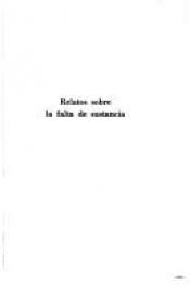book cover of Relatos sobre la falta de sustancia by Alvaro Pombo