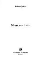 book cover of Monsieur Pain by 罗贝托·波拉尼奥