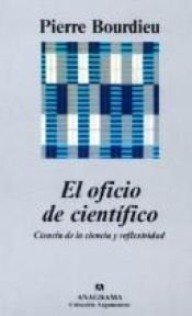 book cover of El Oficio de Cientifico by פייר בורדייה