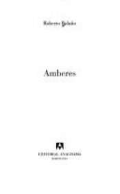 book cover of Amberes by Roberto Bolaño