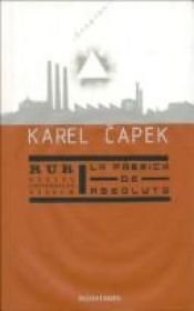 book cover of R.U.R. by Karel Capek