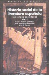 book cover of Historia social de la literatura espanola (en lengua castellana) by Carlos Blanco Aguinaga