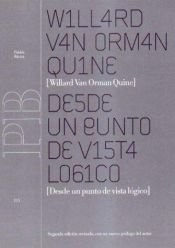 book cover of Desde un punto de vista lógico by Willard V. Quine