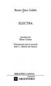 book cover of Electra by Benito Pérez Galdós