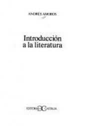 book cover of Introducción a la literatura by Andrés Amorós