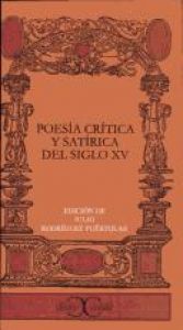 book cover of Poesía crítica y satírica del siglo XV by AA.VV.