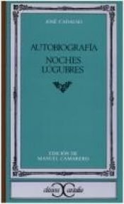 book cover of Autobiografía - Noches Lúgubres (Clásicos Castalia) by José Cadalso