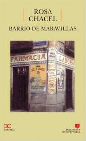 book cover of Barrio de Maravillas by Rosa Chacel