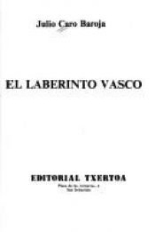 book cover of El laberinto vasco (Estudios vascos) by Julio Caro Baroja