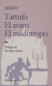 book cover of Tartufo, El avaro, el misántropo by Мольєр