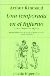 book cover of Una temporada en el infierno by Arthur Rimbaud