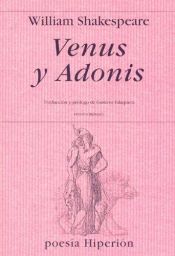 book cover of Venus and Adonis by William Shakespeare