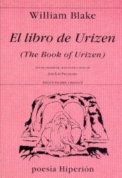 book cover of El libro de Urizen by William Blake