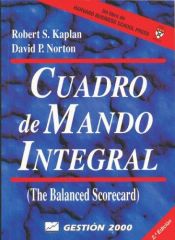 book cover of Cuadro de mando integral by Robert Kaplan