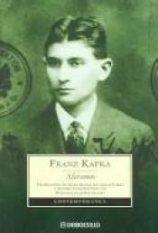 book cover of Aforismos de Zurau by Franz Kafka