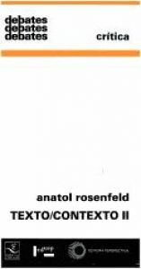 book cover of Texto by Anatol Rosenfeld