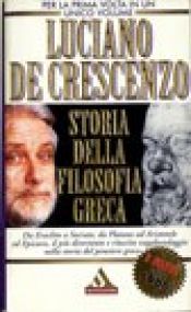 book cover of Storia della filosofia greca. I presocratici-Da Socrate in poi by Luciano De Crescenzo