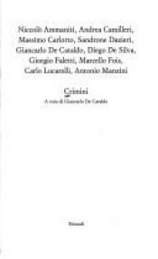 book cover of Crimini by Giancarlo De Cataldo