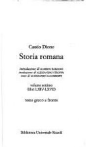 book cover of Storia romana (libri LII-LVI). volume quinto by Dion Casio