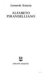 book cover of Alfabeto pirandelliano by Λεονάρντο Σάσα