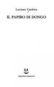 book cover of Il papiro di Dongo by Luciano Canfora