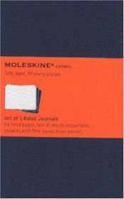 book cover of Moleskine Ruled Cahier Journal Black Pocket: set of 3 Ruled Journals by Moleskine