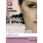 book cover of Orgoglio e pregiudizio letto da Paola Cortellesi. Audiolibro. CD Audio formato MP3 by جین آستن