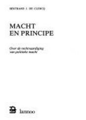 book cover of Macht en principe by B.J. de Clercq