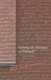 book cover of Giving an Account of Oneself: A Critique of Ethical Violence by Judith Butler