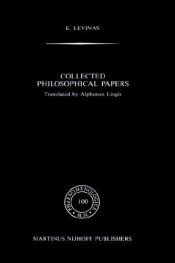 book cover of Collected Philosophical Papers (Phaenomenologica) by Emmanuel Levinas