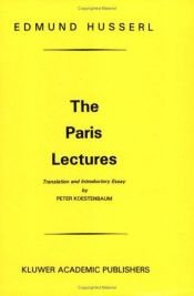 book cover of Las conferencias de París : introducción a la fenomenología trascendental by Edmund Husserl