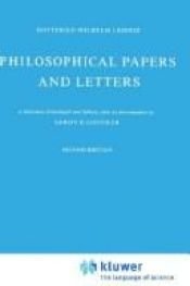book cover of Philosophical papers and letters by Gottfried Wilhelm Leibniz
