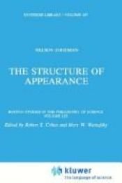 book cover of The structure of appearance by Nelson Goodman