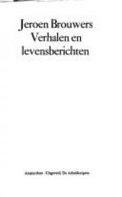 book cover of Verhalen en levensberichten (Grote ABC) by Jeroen Brouwers