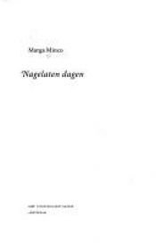 book cover of Nagelaten dagen by Marga Minco