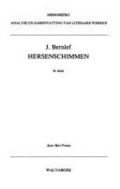 book cover of J. Bernlef Hersenschimmen by Bert Peene