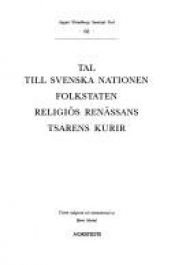 book cover of August Strindbergs samlade verk : [nationalupplaga]. 68, Tal till svenska nationen ; Folkstaten ; Religiös renässans by اگوست استریندبرگ